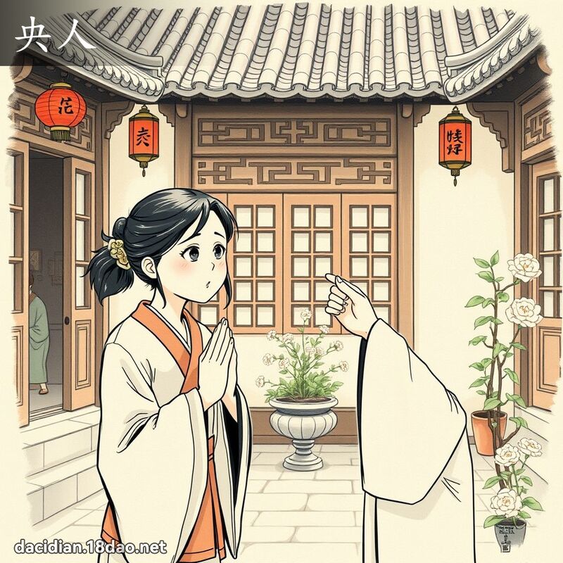 央人 - 国语大辞典配图