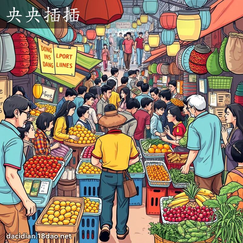 央央插插 - 國語大辭典配圖
