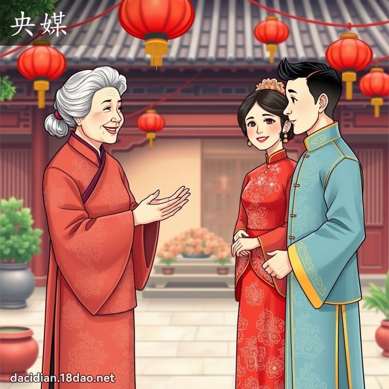 央媒 - 国语大辞典配图