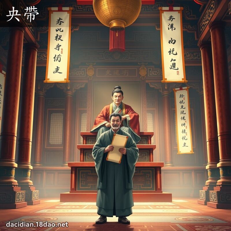 央帶 - 國語大辭典配圖