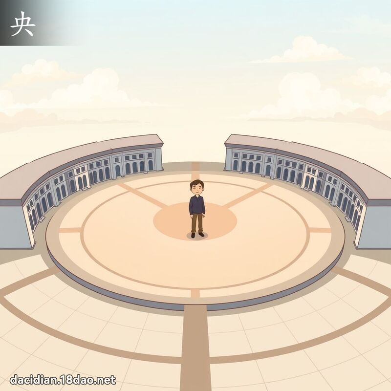 央 - 国语大辞典配图
