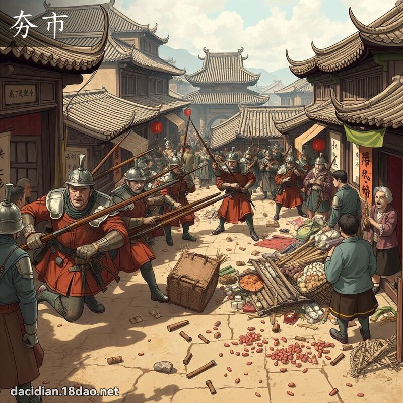 夯市 - 國語大辭典配圖