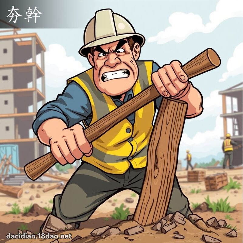 夯幹 - 國語大辭典配圖
