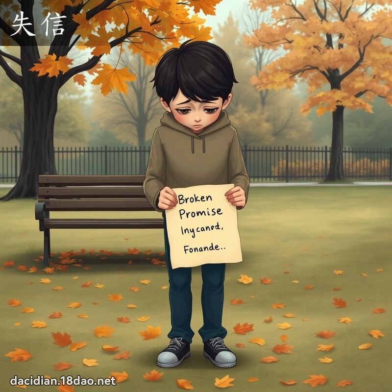 失信 - 國語大辭典配圖