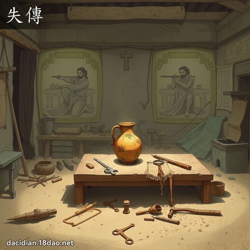 失传 - 国语大辞典配图