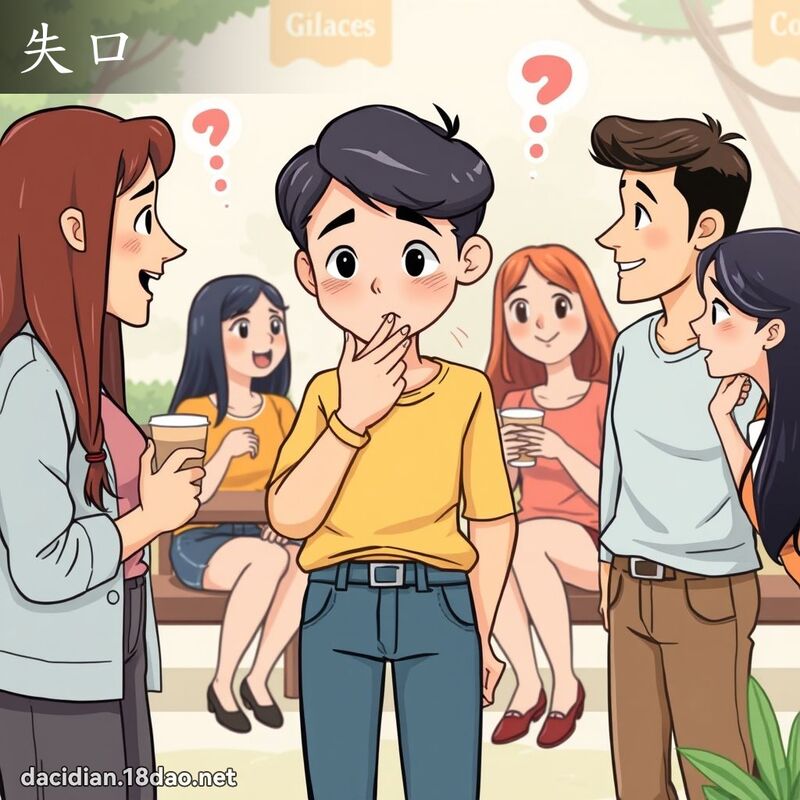 失口 - 国语大辞典配图