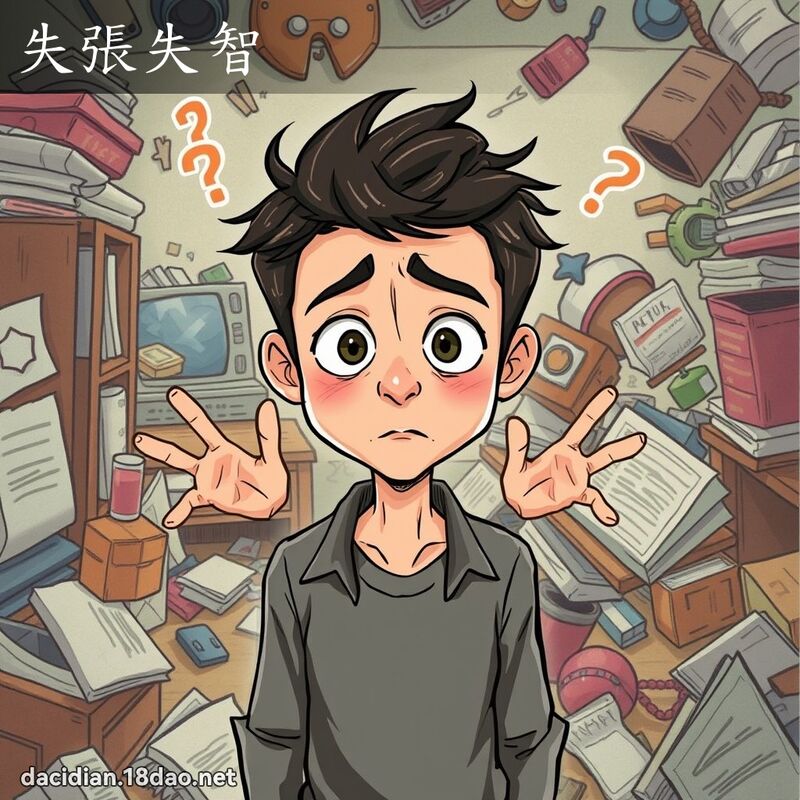 失張失智 - 國語大辭典配圖