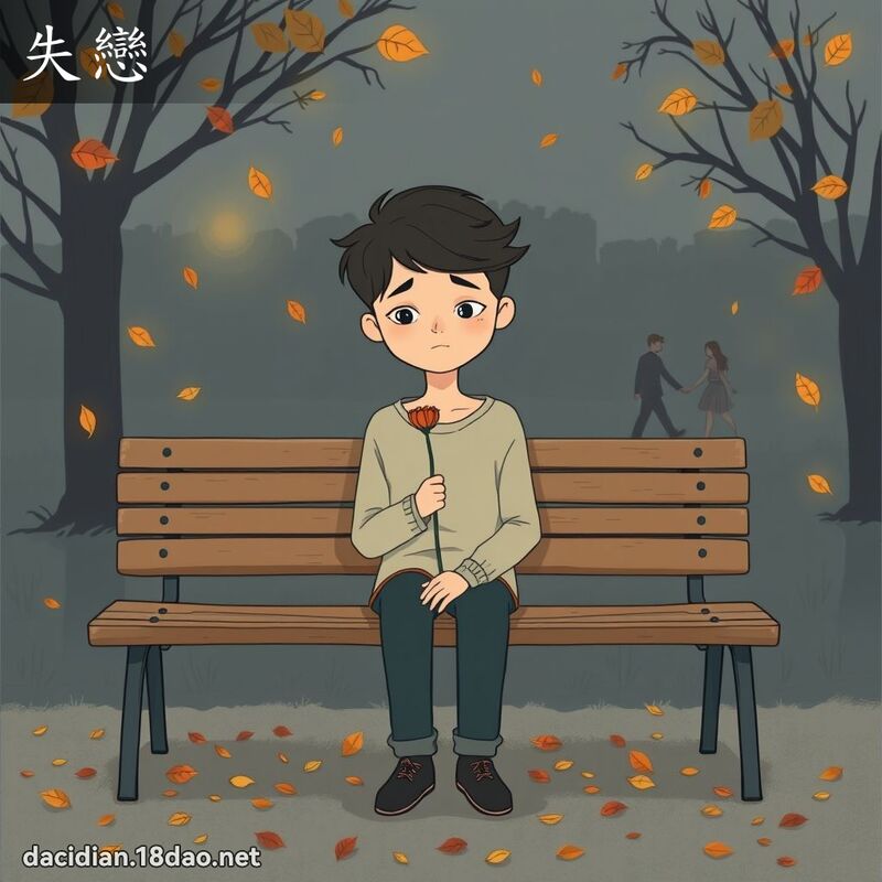 失恋 - 国语大辞典配图