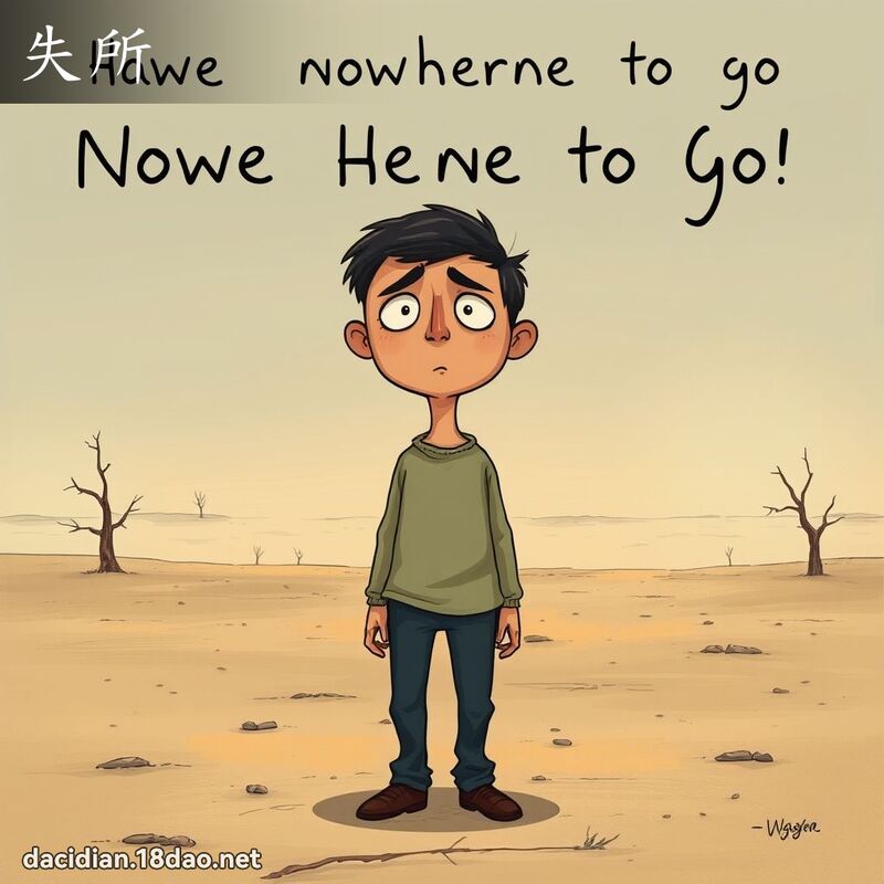 失所 - 国语大辞典配图