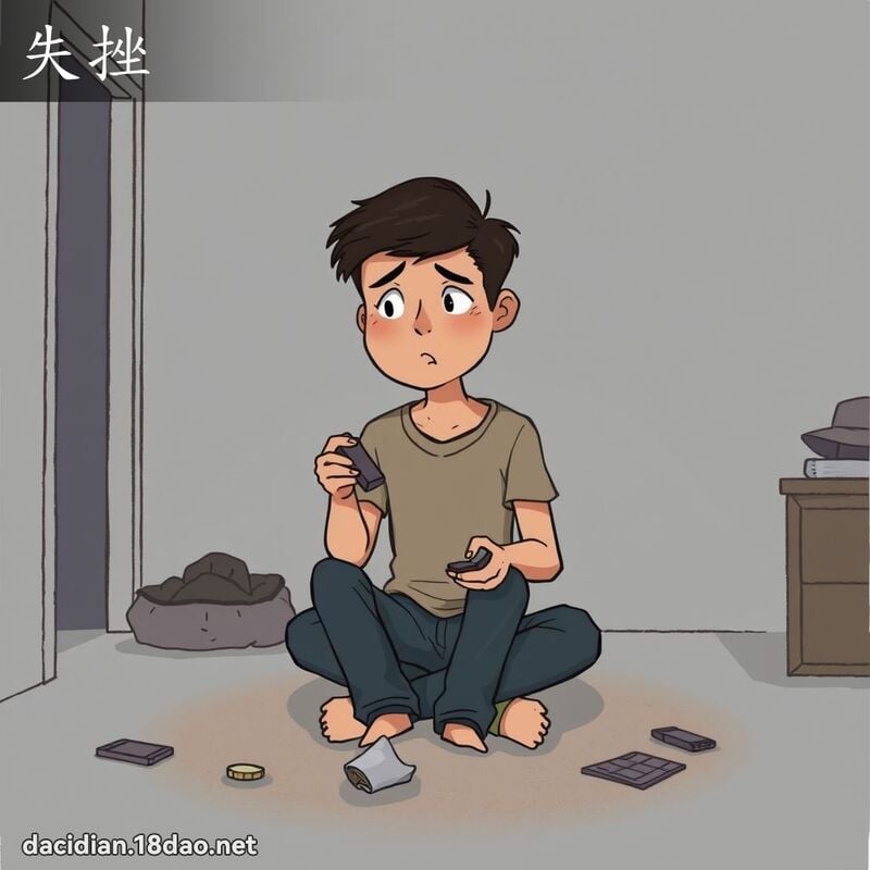 失挫 - 国语大辞典配图