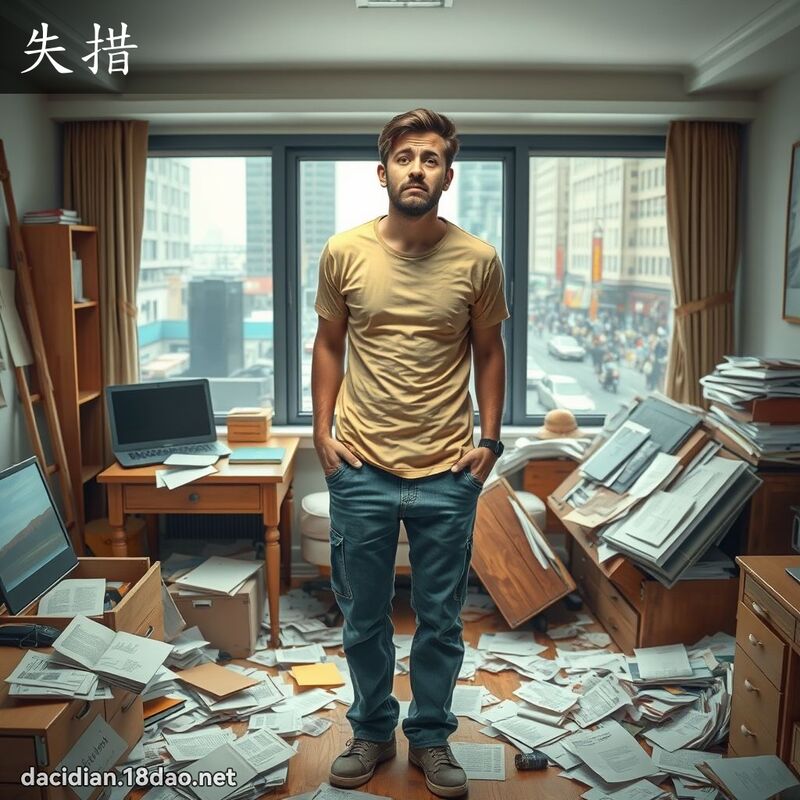 失措 - 国语大辞典配图