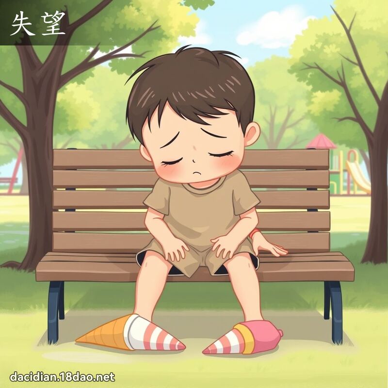 失望 - 國語大辭典配圖