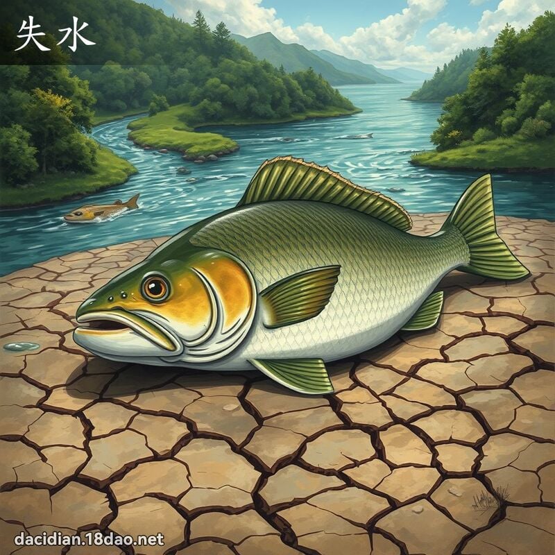 失水 - 國語大辭典配圖