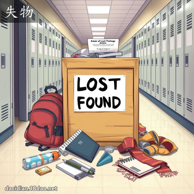 失物 - 國語大辭典配圖