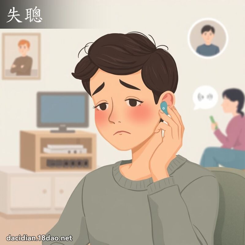 失聰 - 國語大辭典配圖