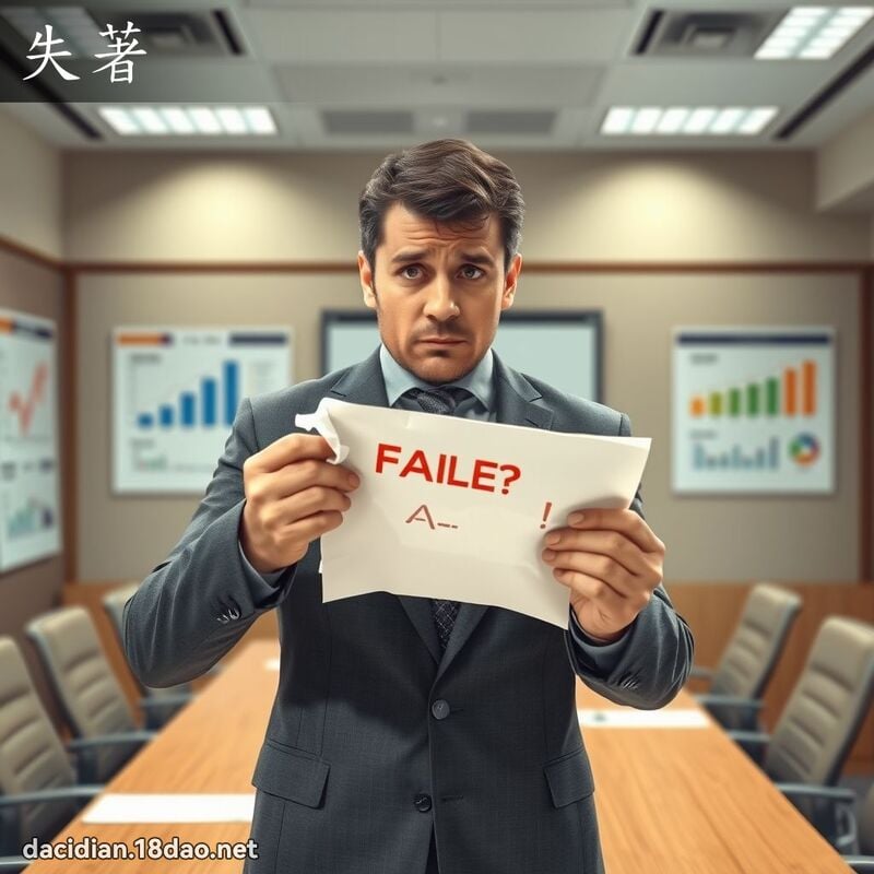 失著 - 国语大辞典配图
