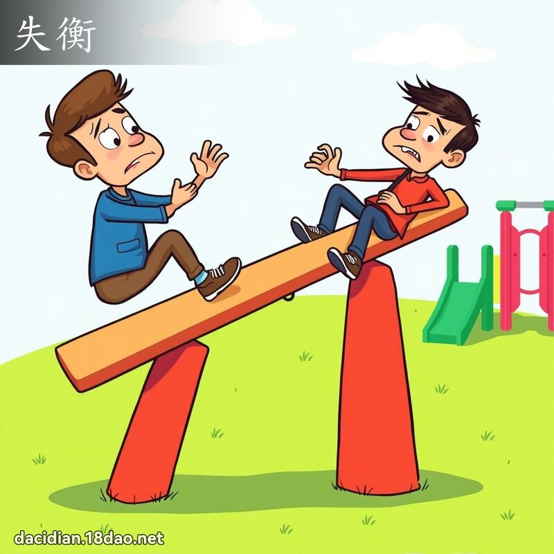 失衡 - 国语大辞典配图