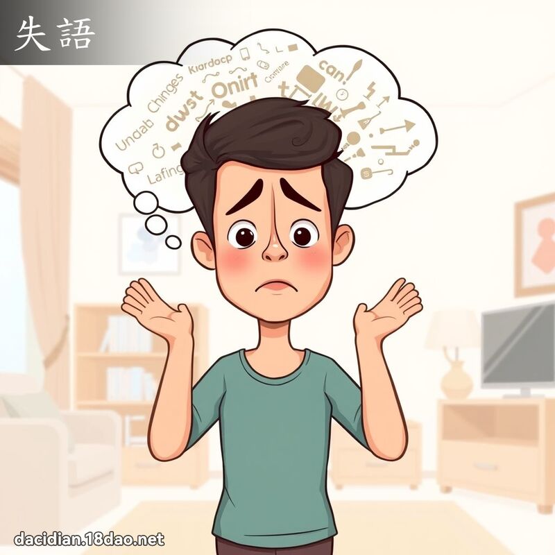 失語 - 國語大辭典配圖