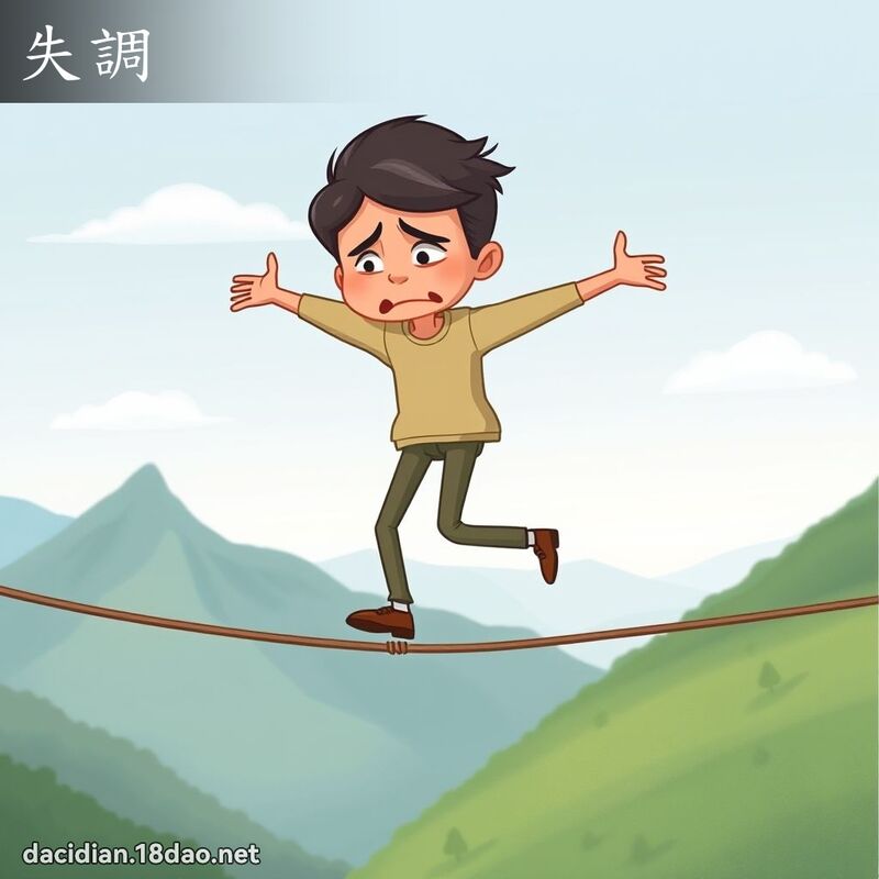 詞語: 失調 (多意詞)