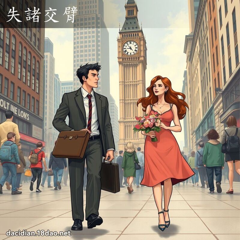 失诸交臂 - 国语大辞典配图