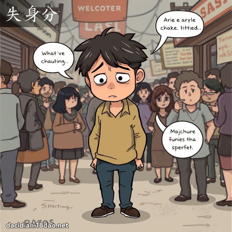 失身分 - 国语大辞典配图