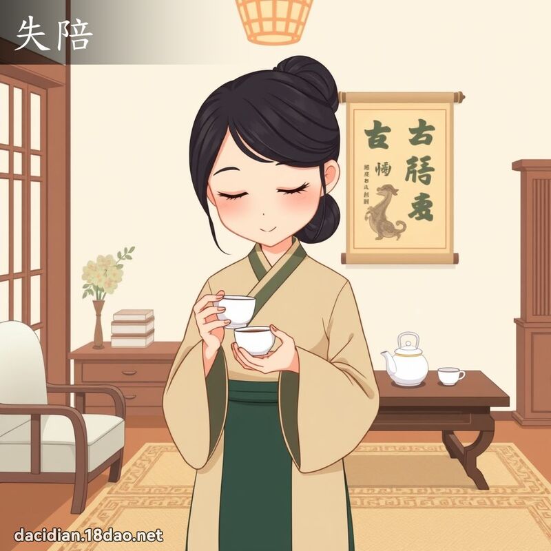失陪 - 国语大辞典配图