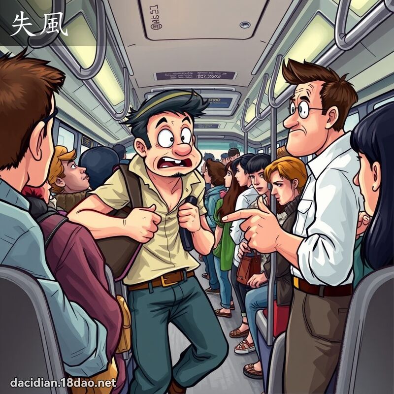 失风 - 国语大辞典配图