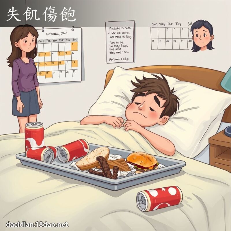 失飢傷飽 - 國語大辭典配圖