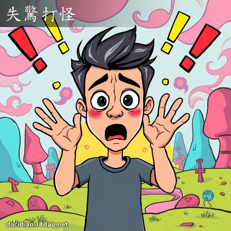 失惊打怪 - 国语大辞典配图