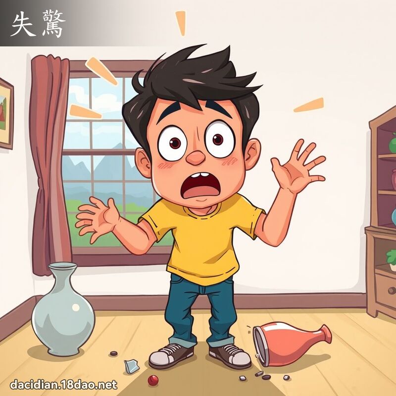 失惊 - 国语大辞典配图