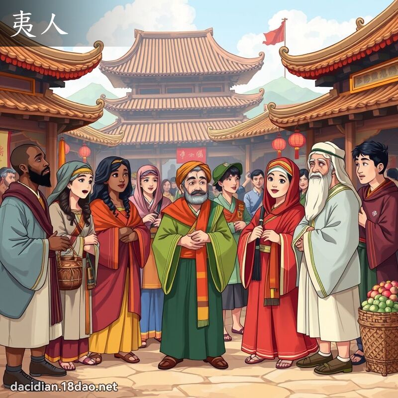 夷人 - 国语大辞典配图