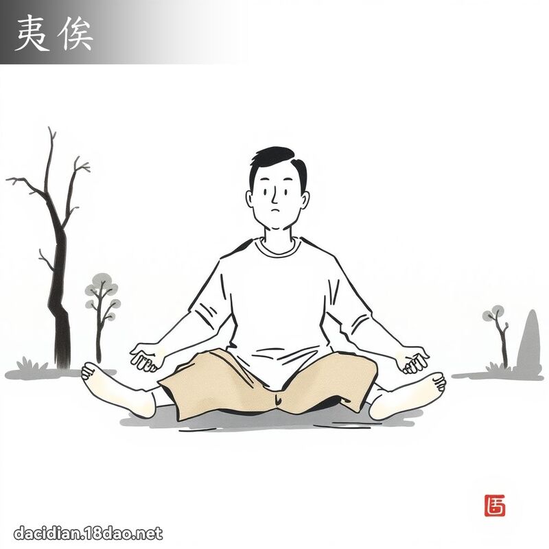 夷俟 - 国语大辞典配图