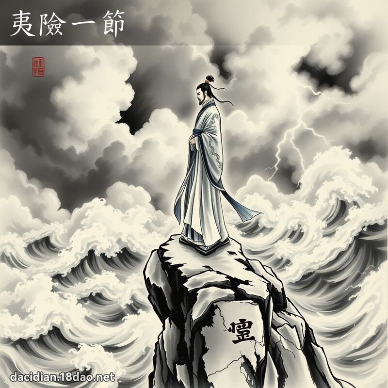 夷險一節 - 國語大辭典配圖