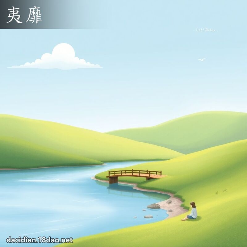 夷靡 - 国语大辞典配图