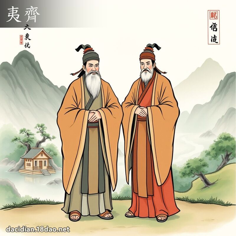 夷齐 - 国语大辞典配图