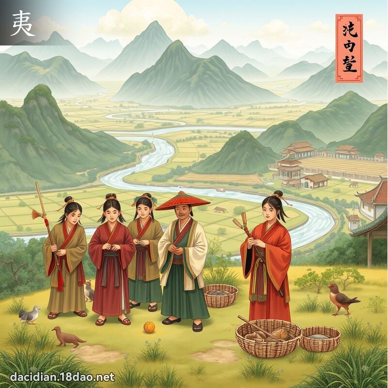夷 - 国语大辞典配图