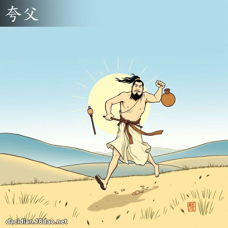 夸父 - 國語大辭典配圖