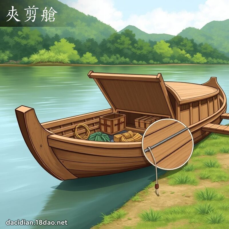 夾剪艙 - 國語大辭典配圖