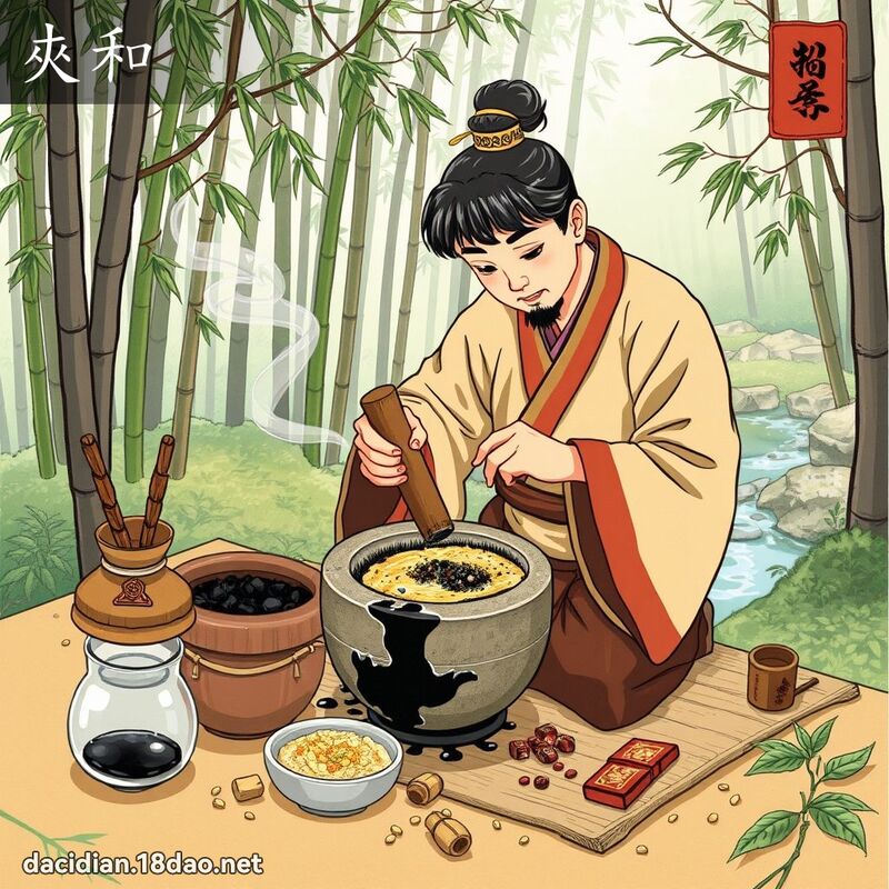 夹和 - 国语大辞典配图