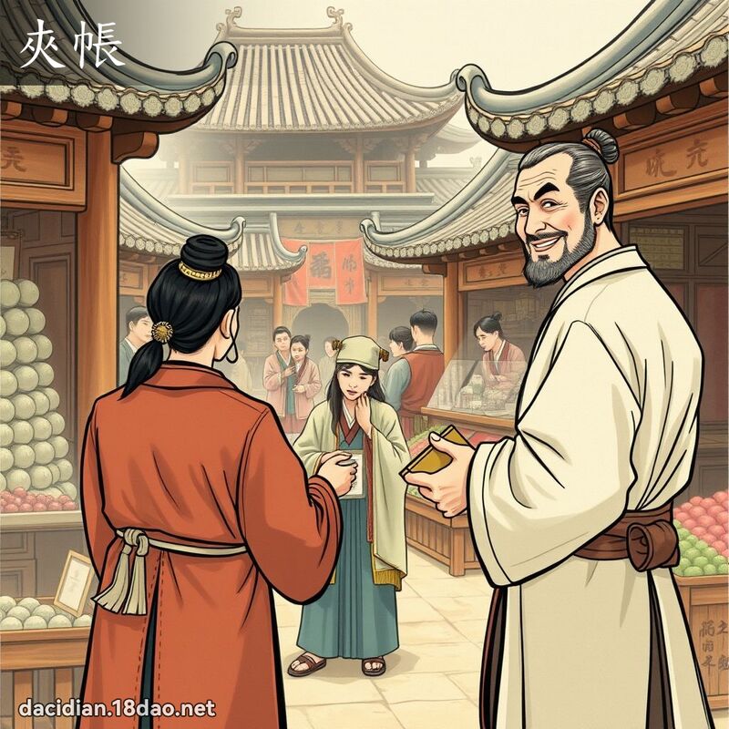夾帳 - 國語大辭典配圖