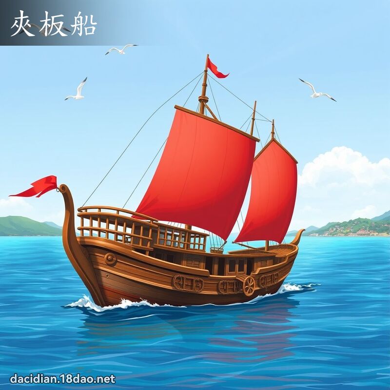 夾板船 - 國語大辭典配圖