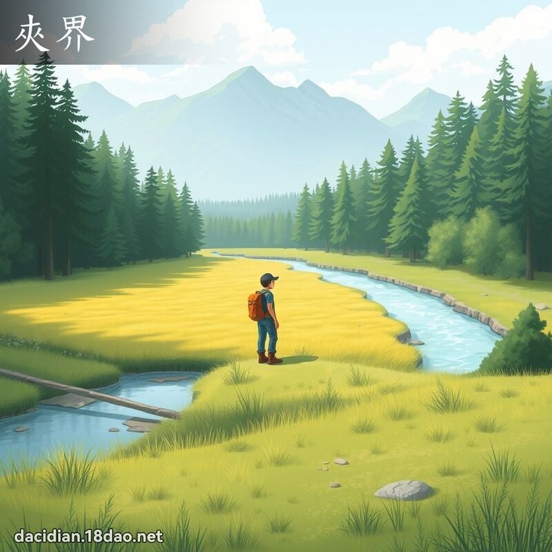 夾界 - 國語大辭典配圖