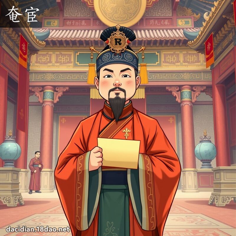 奄宦 - 國語大辭典配圖