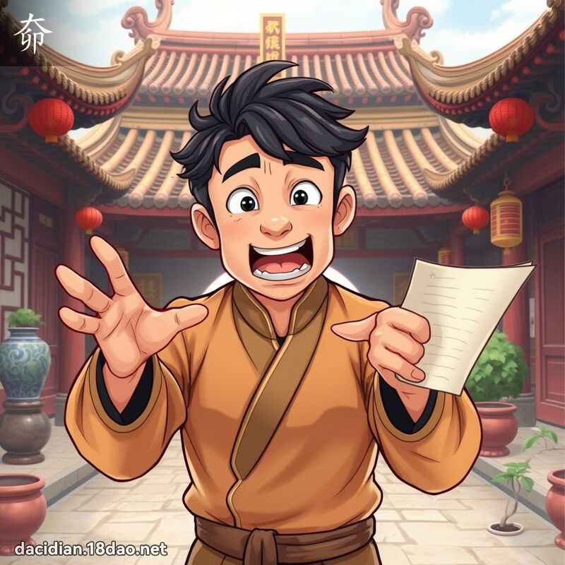 奅 - 國語大辭典配圖