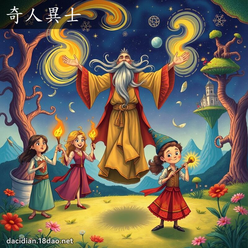 奇人异士 - 国语大辞典配图
