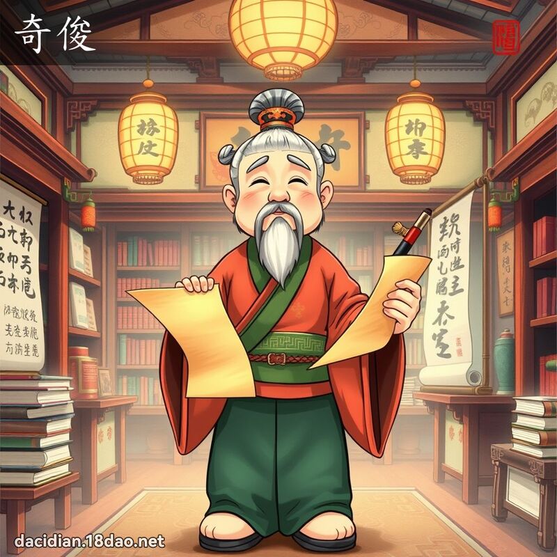 奇俊 - 國語大辭典配圖