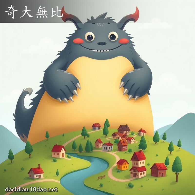 奇大無比 - 國語大辭典配圖