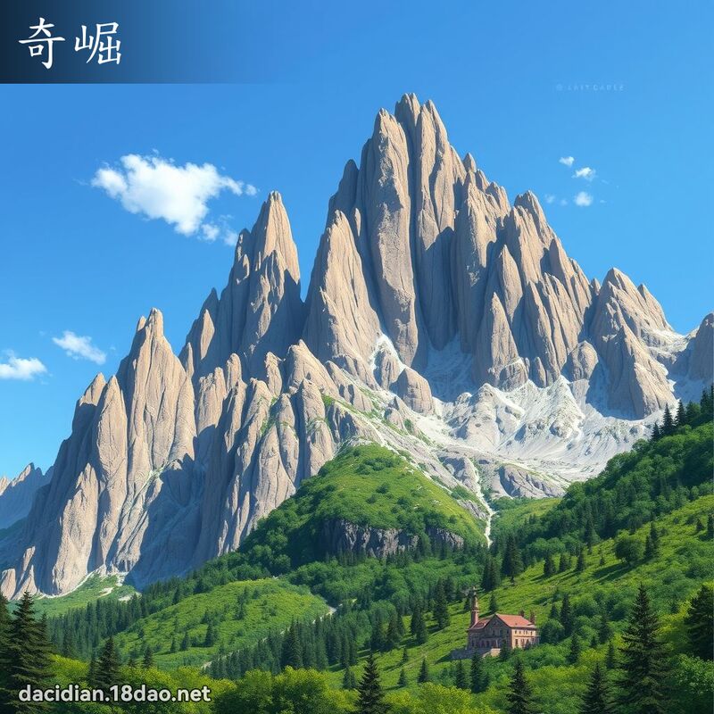奇崛 - 國語大辭典配圖
