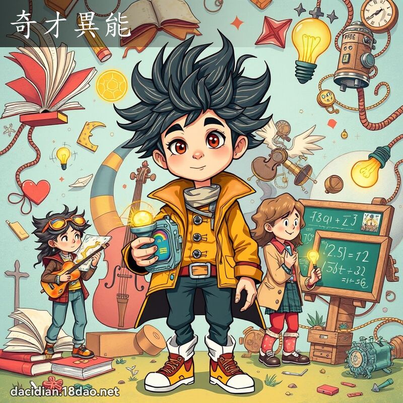 奇才异能 - 国语大辞典配图