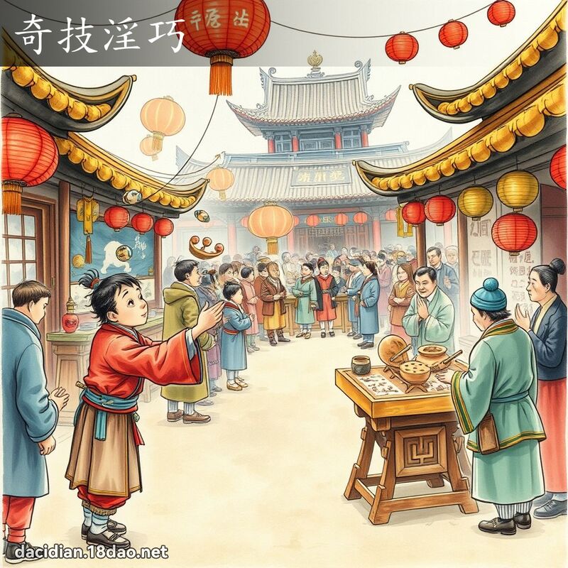 奇技淫巧 - 國語大辭典配圖
